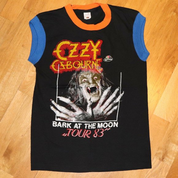 OZZY OSBOURNE* vtg concert Rare UK Tour t-shirt